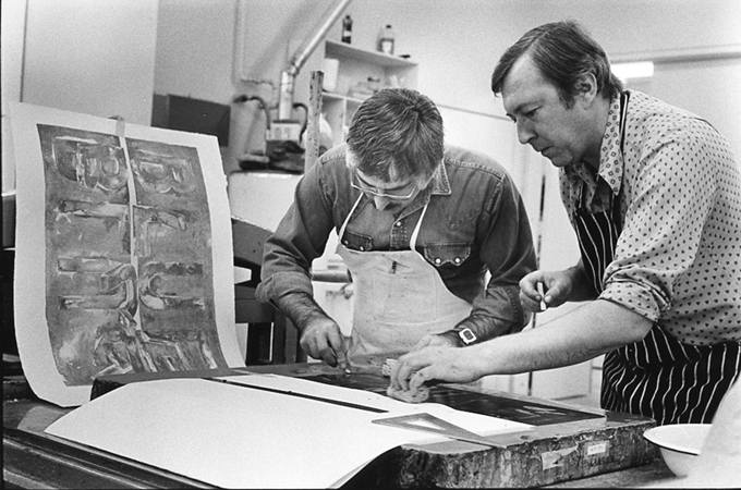 Ken Tyler and Jasper Johns